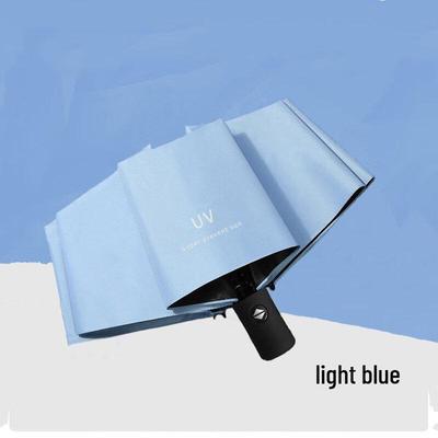 OEING Automatic 8-Rib Folding Sun & Rain Umbrella