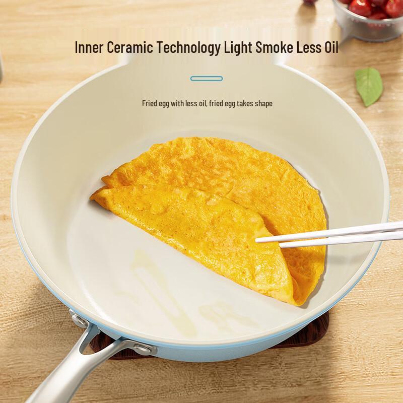 Yoshida Craftsman 26cm Ceramic Non-stick Wok with Lid