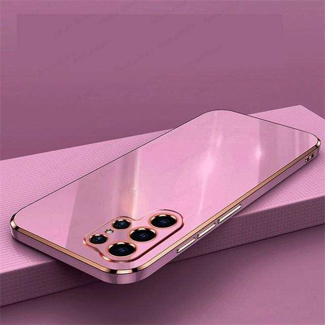 Luxusní pokovovací pouzdro pro Samsung Galaxy S22 S23 Ultra S10 Plus S21 S20 Fe Note 20 A51 A12 A71 A54 A32 A33 A13 A53 A52s 5g kryt