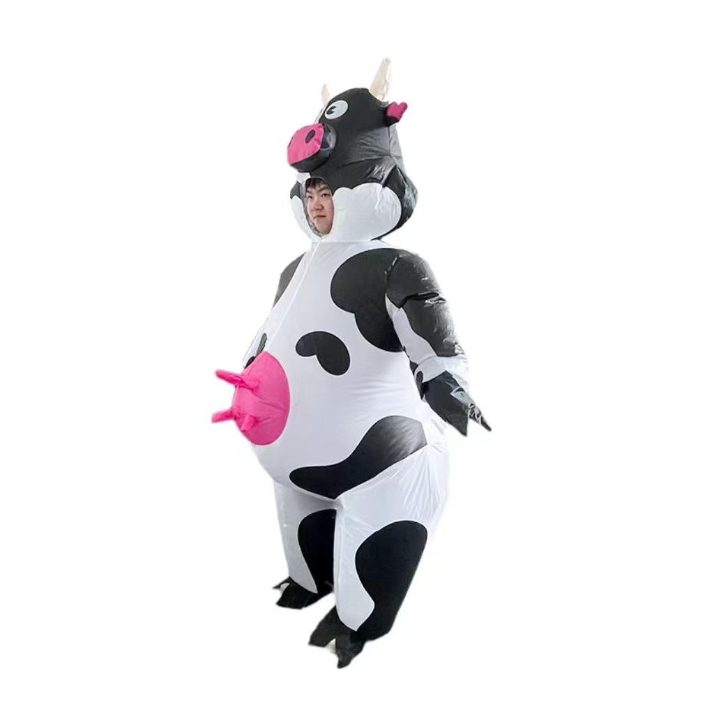 Inflatable Cow Costume for Halloween & Christmas Parties