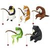 Fishing Day 3 Animal Leisure Complete Set 5 Types Gachapon Capsule Toy