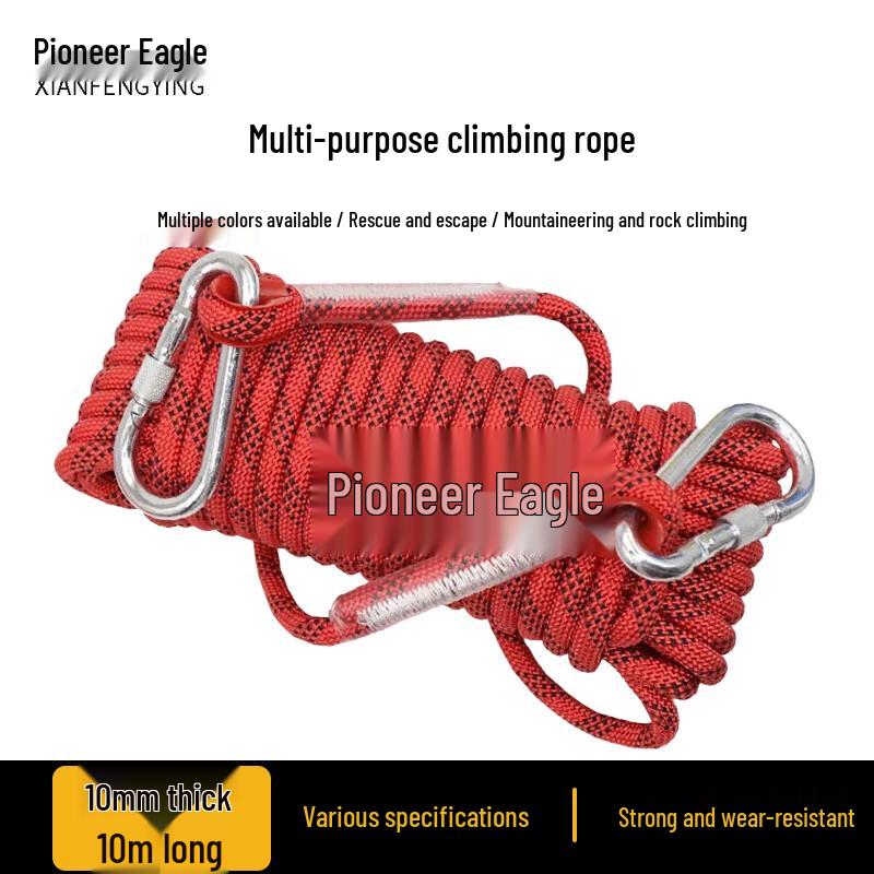 Xianfengying Static Climbing & Rescue Safety Rope 10mm x 10m