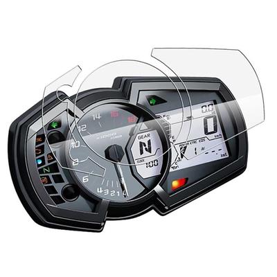 LEDISHUN Motorcycle Gauge Protection Film for Ninja 650 (2017-2019), ZX-6R (2019-2021), and Ninja 250/400 (2018-2024) - Set of 2