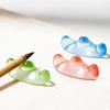 Crystal Glass Brush Rest Calligraphy Pen Holder for Chinese Painting Ink Writing Desk Accessory Beginner Gift