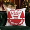 Christmas Cute Pillow Covers Pattern Cushion Cover Suitable for Sofa Bedroom Car Pillow Cover