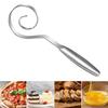Durable Dough Whisk Stainless Steel Danish Dough Whisk Ergonomic Bread Pastry Mixer Dishwasher Safe Sourdough Pizza Whisk