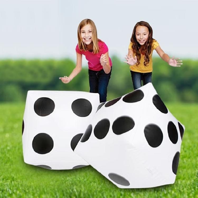 4Pcs Oversized Inflatable Dices Kid Educational Toy Teaching Aids for Kid Birthday Party Game