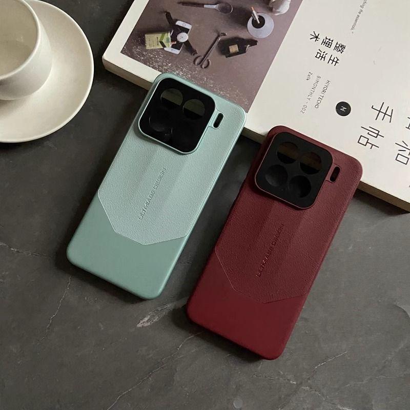 Xiaomi Mi 15 Mobile Phone Case Becomes Extraordinary Design In Seconds, Lychee Pattern Plain Leather Xiaomi14pro Personalized Creativity