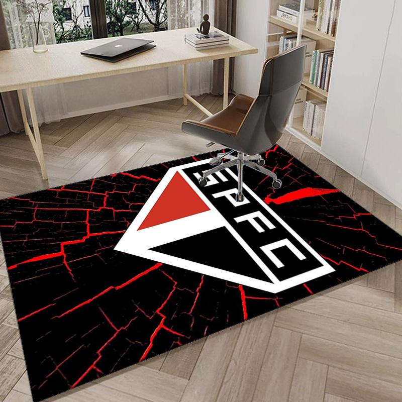 Pau-lo Fc Emblem Printed Area Rug for Office, Chair Rug, Decorative Carpet Floor Mat, Large Size Fan gifts Christmas gifts