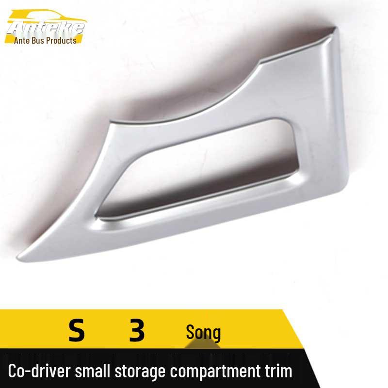 S3 Song Co-pilot Small Storage Decorative Frame & Electroplated Console Box Sequin Stickers