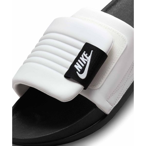 Nike Offcourt Adjust Slide Λευκά Μαύρα Ανδρικά αθλητικά παπούτσια Summit-Λευκά DQ9624-100