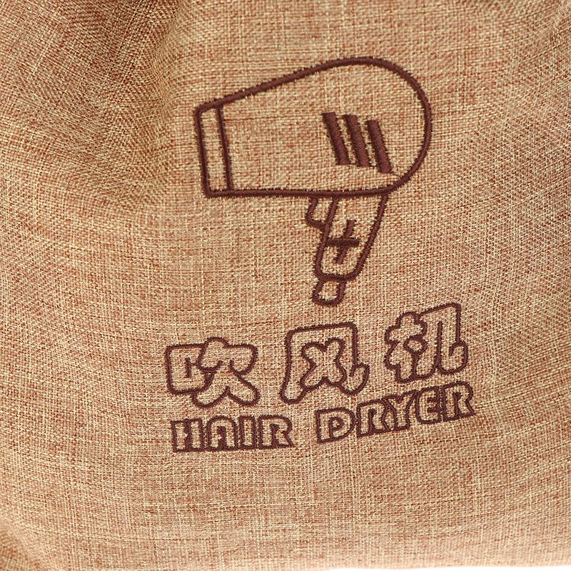 Hair Dryer Cloth Bag Hair Diffuser Hair Dryer Bag Drawstring Closure Cover Cloth/Flocking Storage Belt Mouth Drawstring Dust Bag