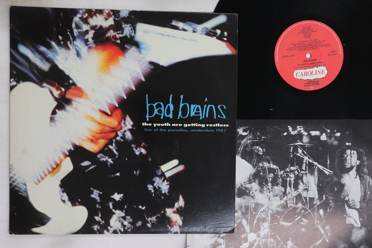 

LP Record BAD BRAINS - Youth Are Getting Restless (Live At CAROL1617 CAROLINE 1990 US Rock Used