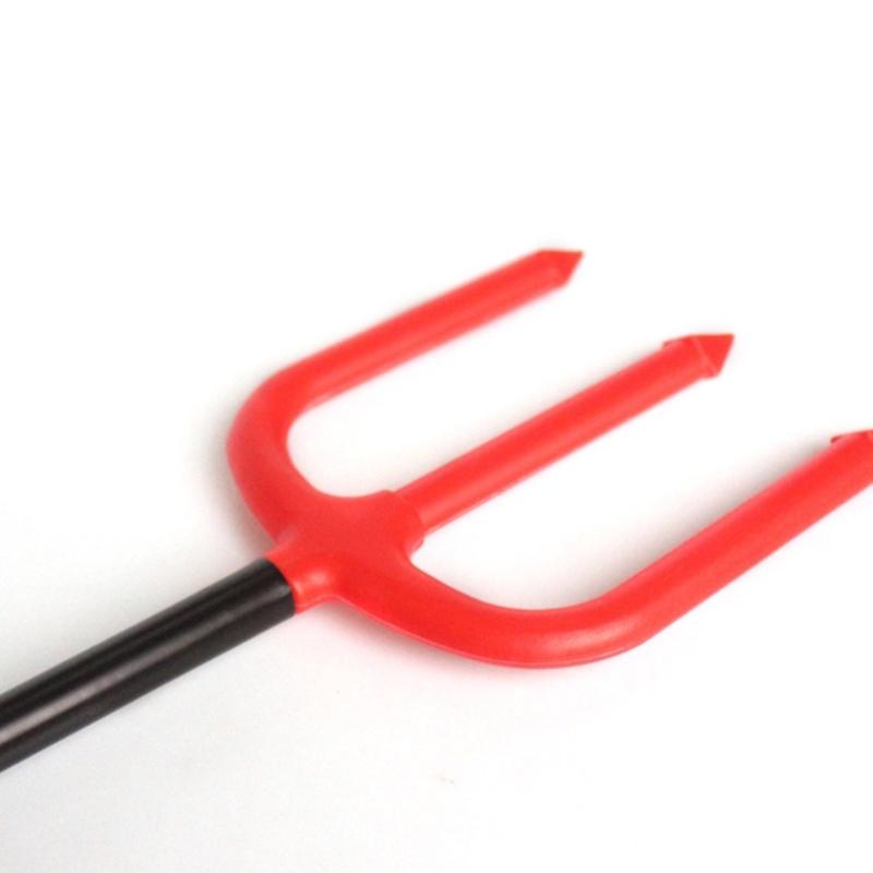 Serre-tête cornes de diable d'Halloween et queue et sceptre ras du cou Accessoires de fête de costume de cosplay d'Halloween pour adulte