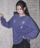 TRAVEL Lazy Rise Graphic Pigment Long Sleeve Blue Eyeshadow