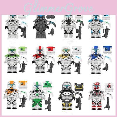 Star Wars Commandos Lego Minifigures 12-piece Set Of High-quality Abs Plastic Toys For Kids And Fans!