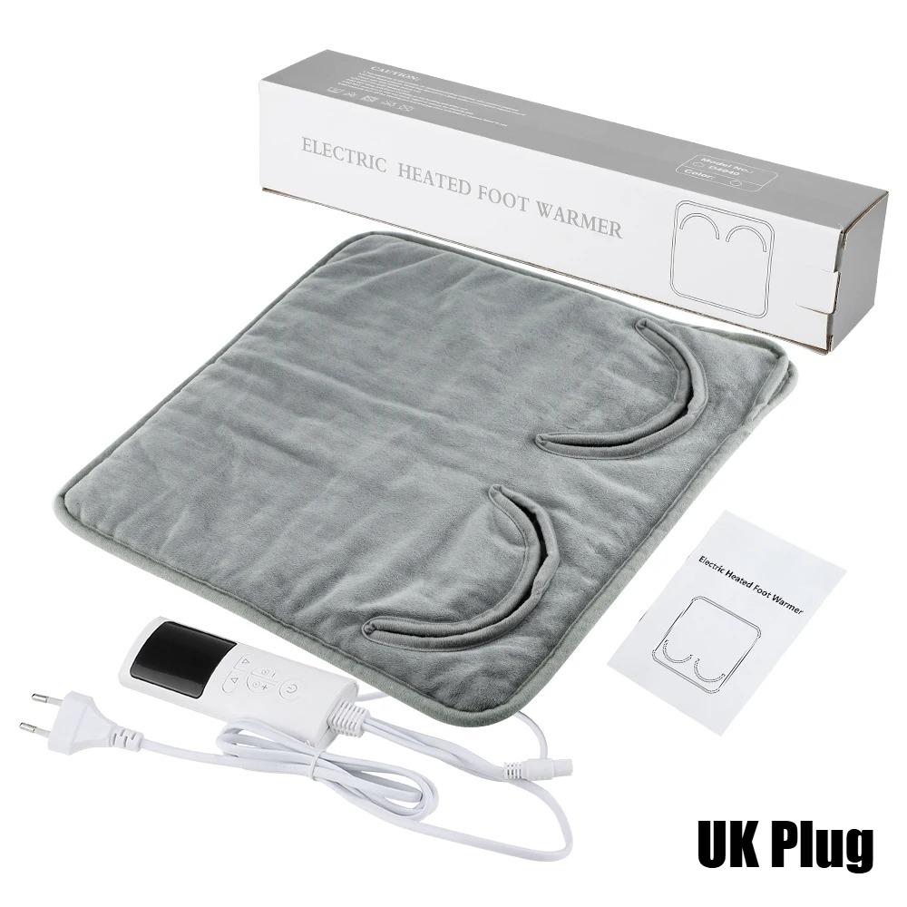 

Warming Mat Home Office Bedroom Electric Foot Heating Pad Washable Feet Warmer Heater Household Soft Plush Thermal Blanket Foot