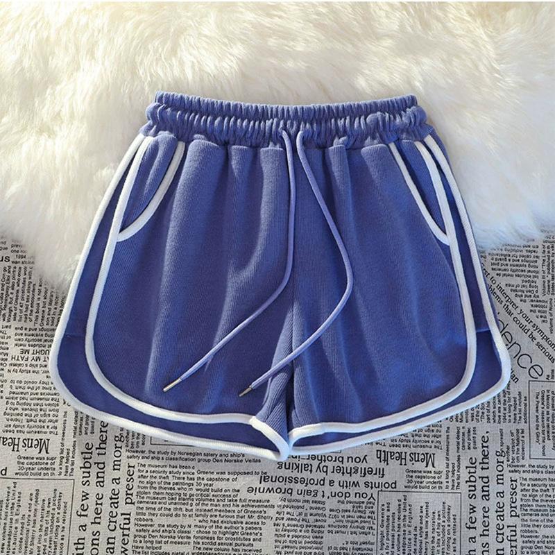Shorts de Sport Vêtements Filles Nouvel Été Taille Haute Ample Slim Décontracté Grande Taille