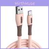 Usb Silicone Liquid Charging Cable For Iphone Android Type C Fast Charging