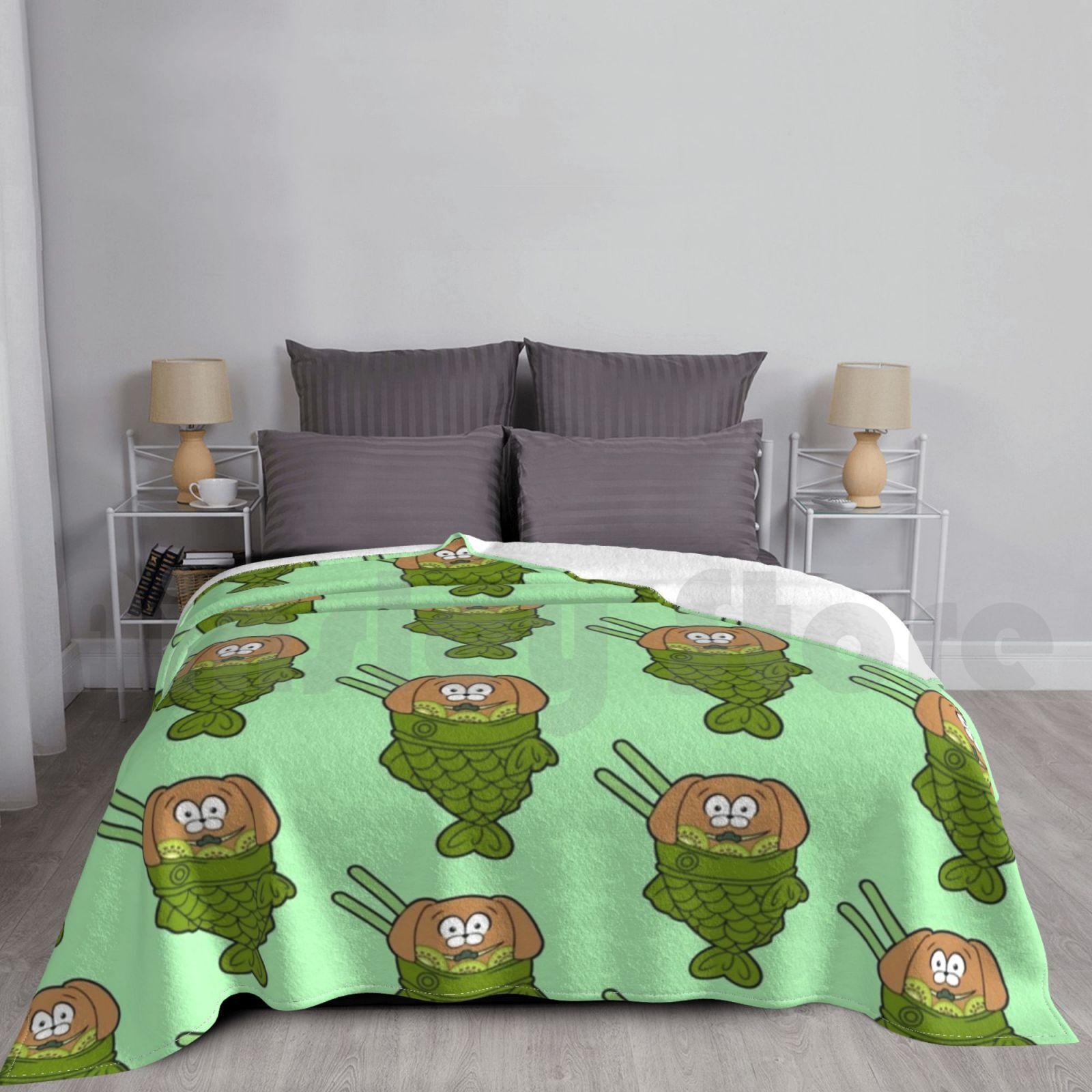 Taiyaki Choromatsu Blanket Fashion Custom Osomatsu San Choromatsu Taiyaki Size: 75*100cm, Weight: 230 GSM