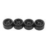 4 Pcs 2.2 Inch Wheel Rim Hub Aluminum for Traxxas Defender for Axial SCX10 SCX10 II 90046 90047 1 10 RC Crawler