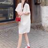 Women's French Retro V-Neck Summer Dress - Sweet and Simple Casual Style