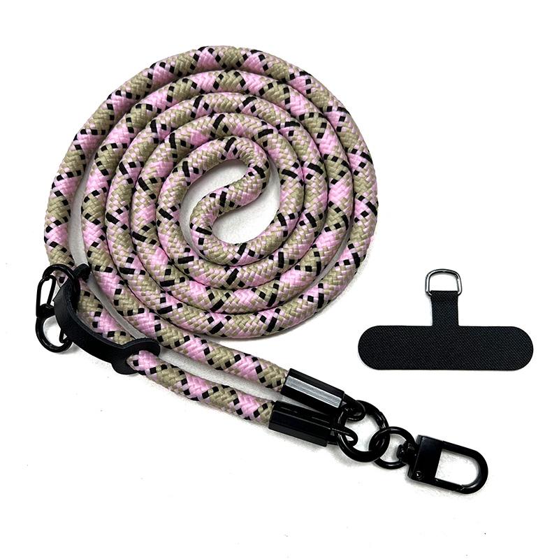 8MM Diameter Outdoor Mobile Phone Hanging Rope Crossbody Backable Neck Strap Durable Phone Case Lanyard Climb Mountain Anti-lost