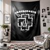 Arazzo da parete Rammstein Decorazione per la casa Tessuto da appendere a parete per camera da letto Soggiorno Sfondo