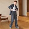 LadyS Elite Cai Wenjing Collection Deep Space Grey Wool Suit