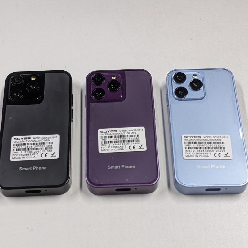 Soyes XS15 Mini-Smartphone, 3,0-Zoll-Display, Android 8.1, 2 GB RAM, 16 GB ROM, Dual-SIM, Play Store, 3G-Handy