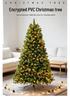 Customized Encrypted PVC Pine Cone Christmas Tree - Large Artificial Simulation with New Style Design