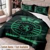 Sporting CP Printed Bedding Set Custom Name Text 1 Duvet Cover 2 Pillowcases For Bedroom