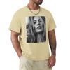 Kate Moss supermodel beauty portrait Long T-Shirt anime customs customizeds T-shirt summer top hippie clothes clothing