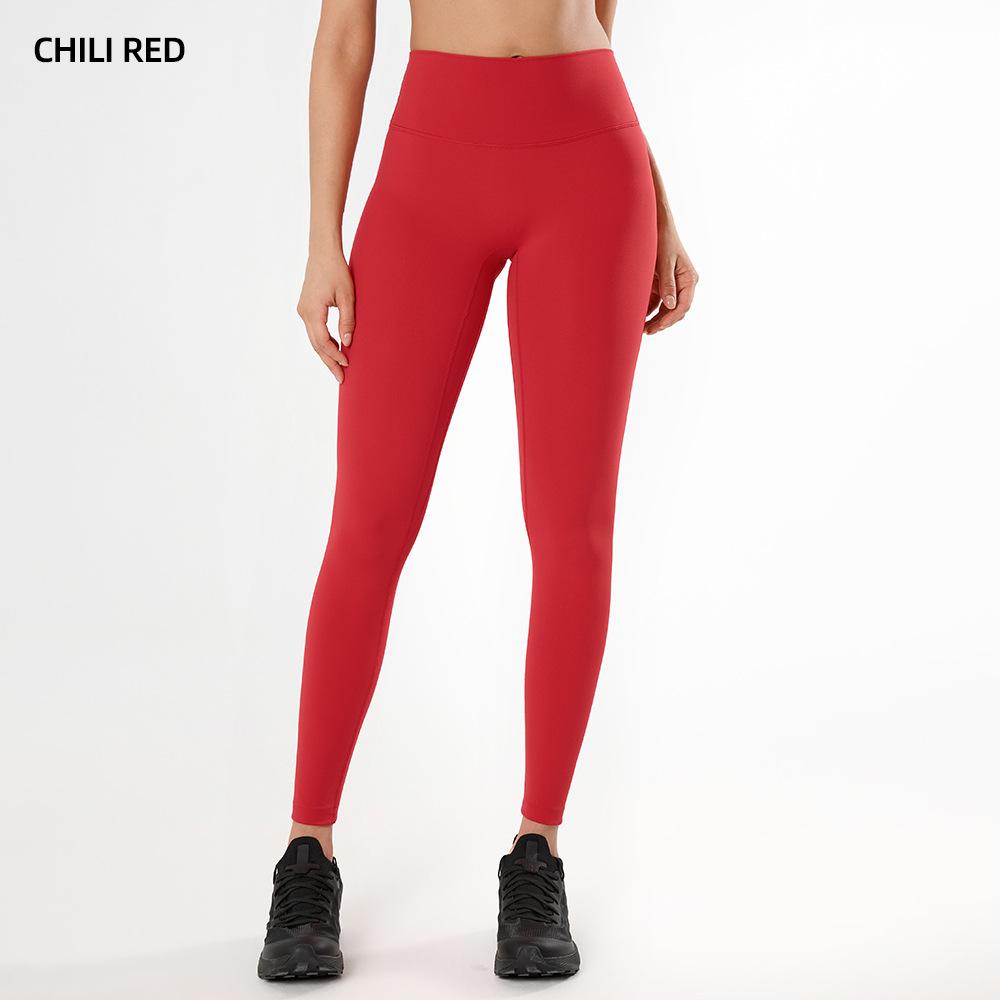 Naked Elastic Tight Yoga Pants Women's Peach Hip Lift and Thin Sports Nine-point Pants Running Fitness Pants YG-1011