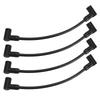 84-881908T 4pcs Outboard Spark Plug Wire Cable Black Plastic Fit for Mercury Marine 4 Cylinder 40-60 HP EFI 4-Stroke Engines