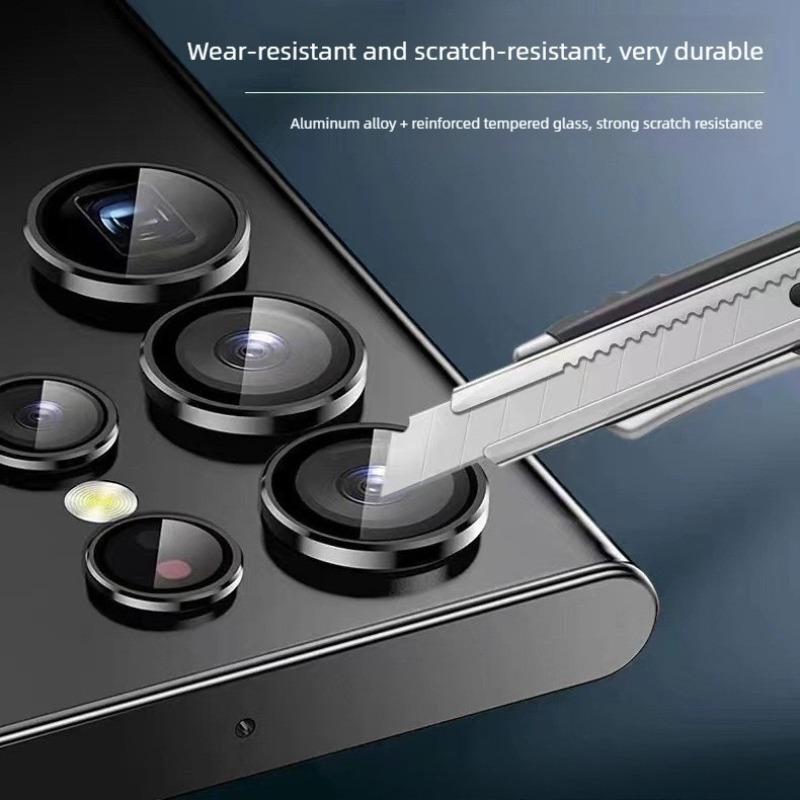 Metal Lens Ring Camera Protection Cover for Samsung Galaxy S26 Ultra S26Plus S26 HD Definition 9H Glass Lens Protect Film