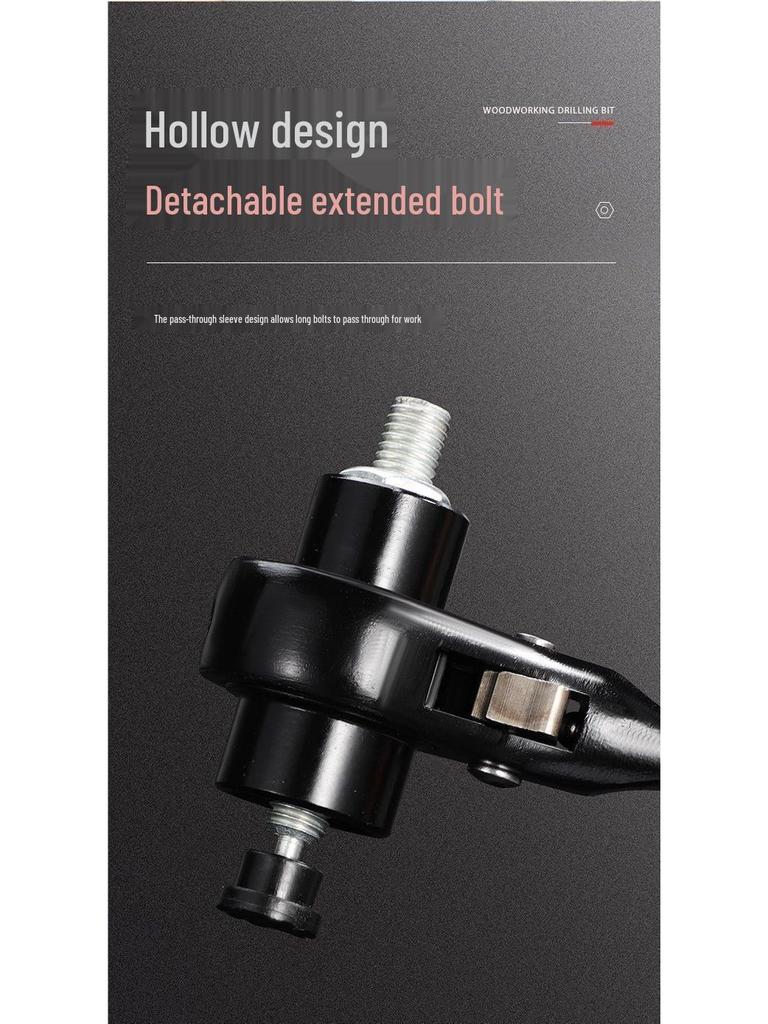 Vändbar Multifunktionsspärrnyckel & Torxhylsnyckelsats