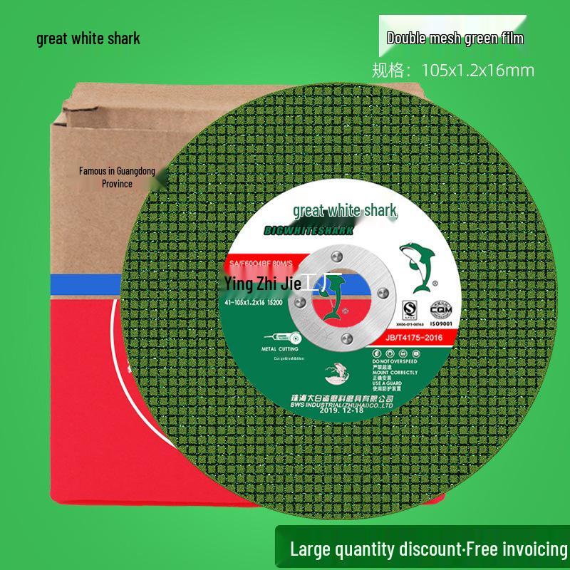 Great White Shark 100mm Stainless Steel Angle Grinder Cutting & Grinding Blade - Sharp & Durable