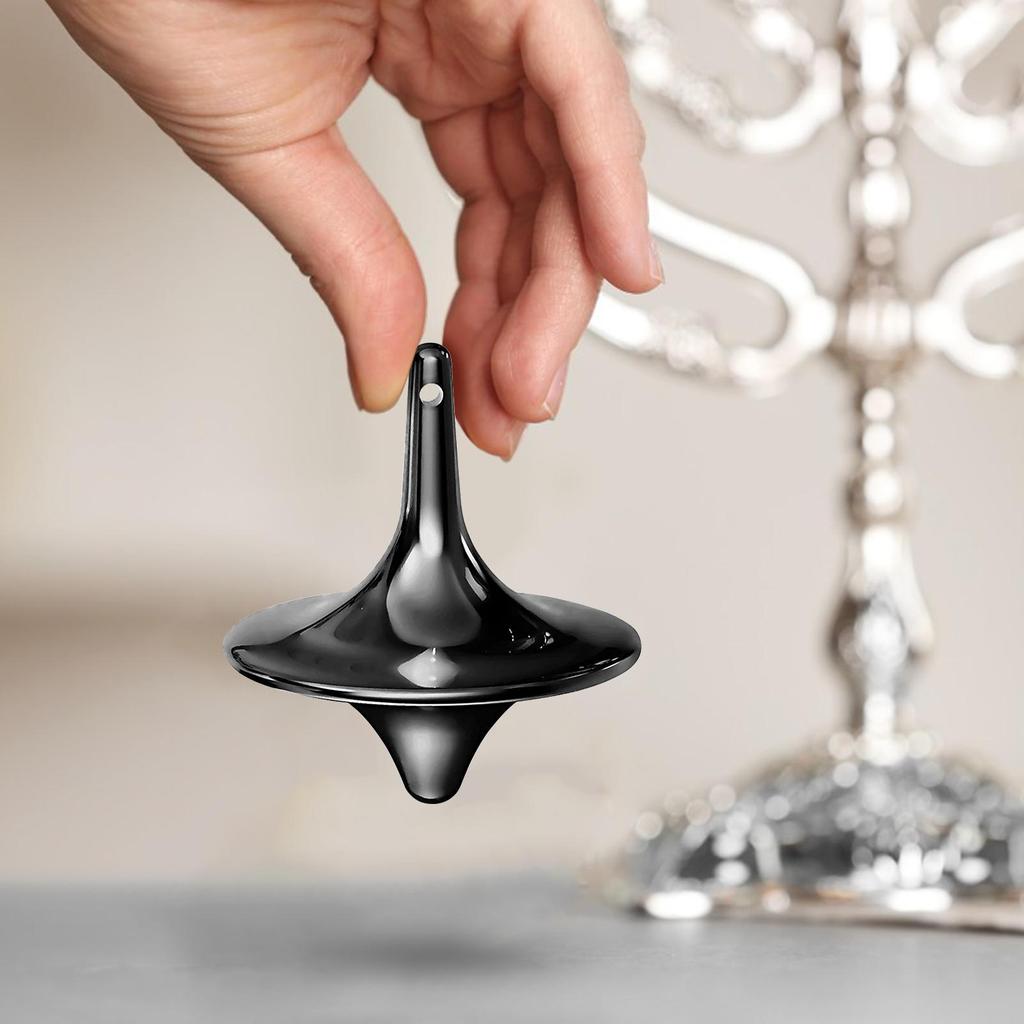 Hot Movie Totem Metal Gyro Silvery HandSpinning Top Fingertips Small CycloneGyroscope Anti Stress Fidget Toys For Adult Gifts