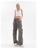 Trendy Unisex Multi-Pocket Street Overalls: Retro Loose-Fit Hip-Hop Pants