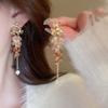 European and American Exaggerated Heavy-duty Crystal Tassel Earrings for Women, Elegant and Sophisticated Earrings, Trendy New Bestsellers