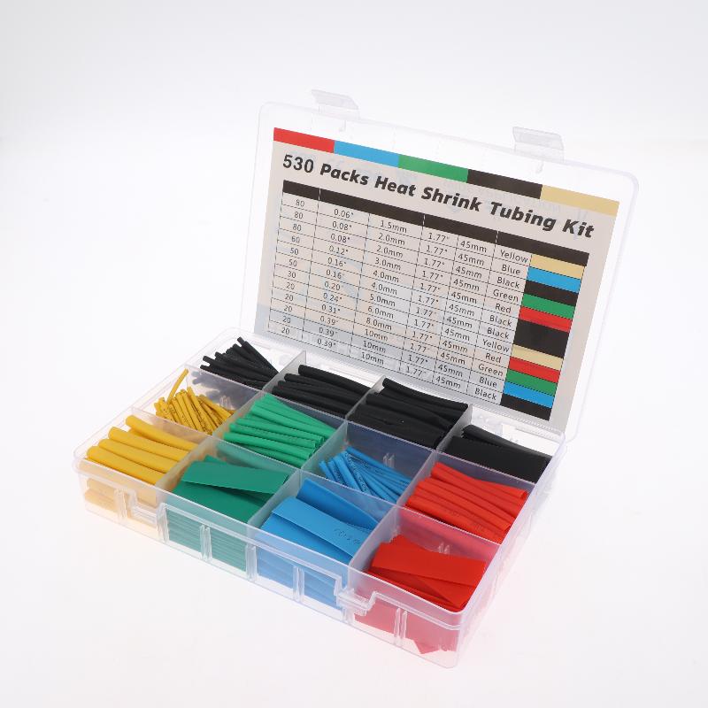 1 Set Elektrische Isolatie Krimpkous Kit Eventronic Elektrische Draad Kabel Wikkel Assortiment Krimpkous 2:1