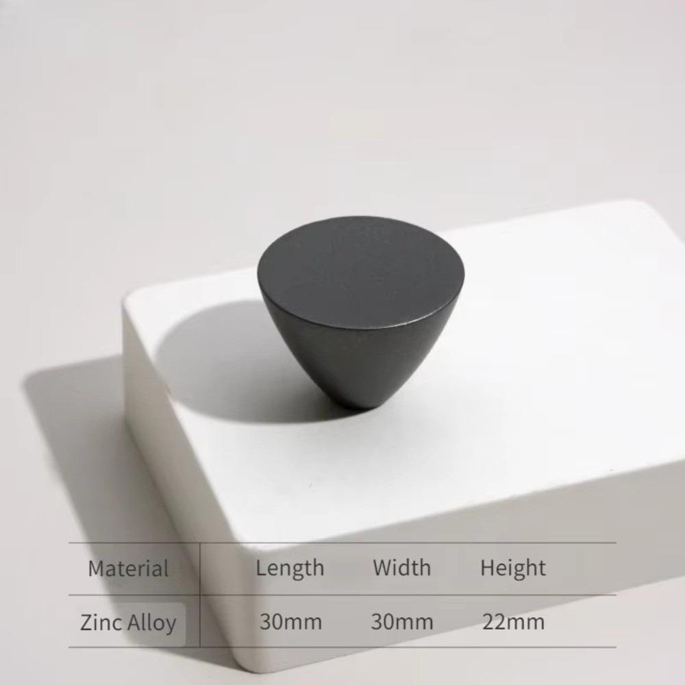 Zinc Alloy Furniture Handle Single Hole Conical Drawer Handle Colourful Cabinet Drawer Knobs Pulls For Cabinets Wardrobes
