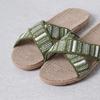 Daiso Rural Vacation Linen Slippers 260 To 280 Mm