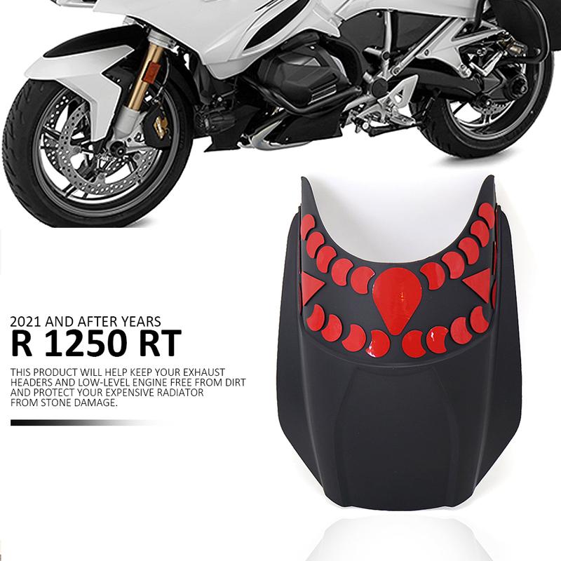 New Motorcycle Accessories Front Fender Mudguard Extender Hugger Extension Refit For BMW R1250RT R 1250 RT r1250rt 2021 2022