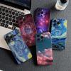 Cover for Samsung Galaxy S22 S21 S20 Fe Ultra S9 Plus + A13 A22 M21 M31 M55 M15 Protective Phone Case Universe Galaxy Stars Moon