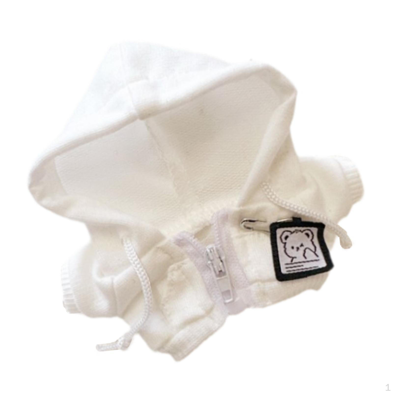 

Coats with Zipper, Doll Miniature Clothing, Stylish Birthday Gifts for Children, Present, белый