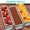 Stainless Steel Cake Mould for Professional Patisseries Metal Mousses Cake Mold Tiramisu Molds with Removable Bottom