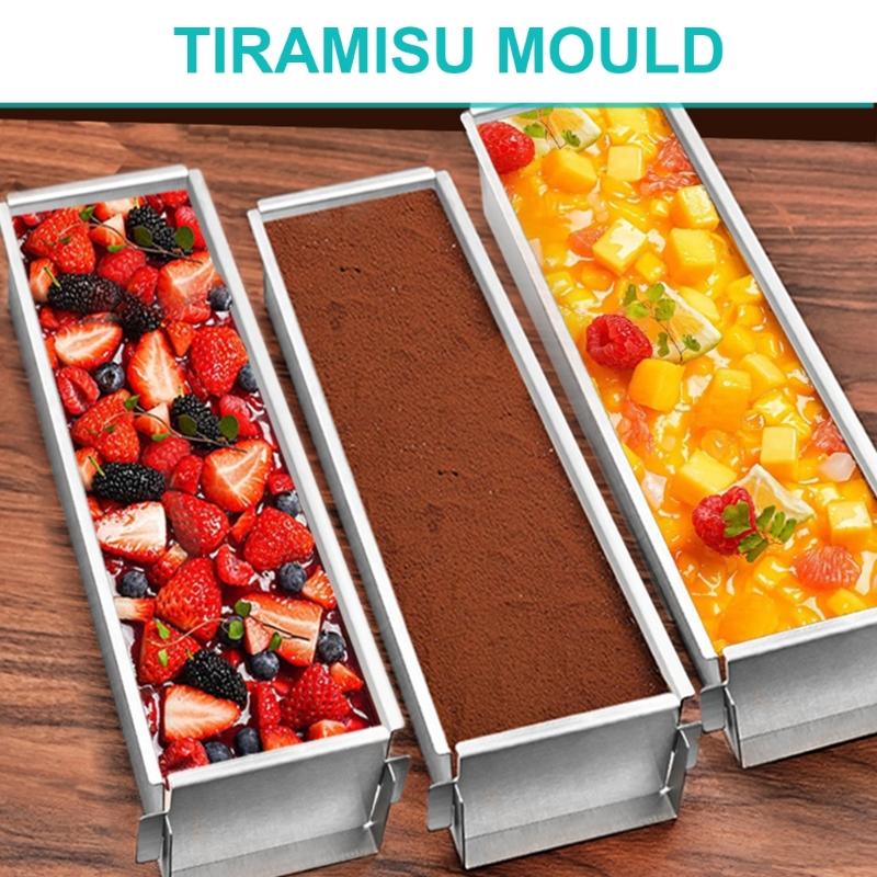 Stainless Steel Cake Mould for Professional Patisseries Metal Mousses Cake Mold Tiramisu Molds with Removable Bottom