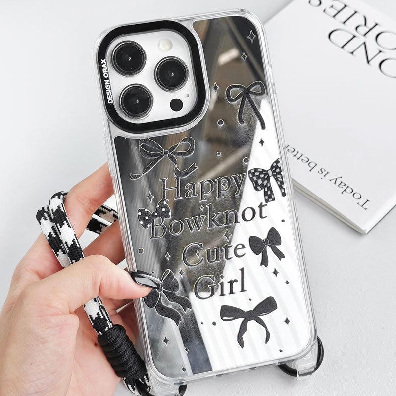 

Чехол Zhitai Lanyard Mirror для iPhone 12-16 Pro/Pro Max Apple 16 Pro Max